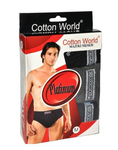 Slipy męskie bawełniane Cotton World