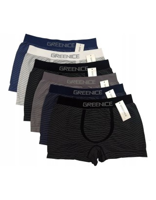 Bokserki bezszwowe męskie bawełniane Greenice