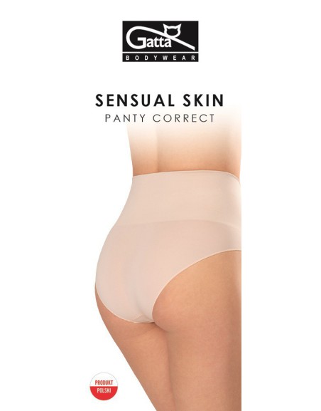 Majtki korygujące bezszwowe  Gatta Sensual Skin Bikini Correct