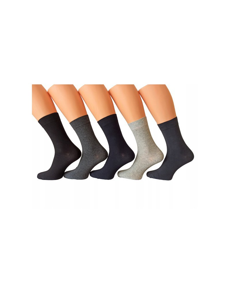 Skarpety bawełniane męskie klasyczyne(pięć par)
