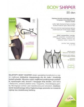 Rajstopy Gatta Body Shaper 20DEN - modelujące