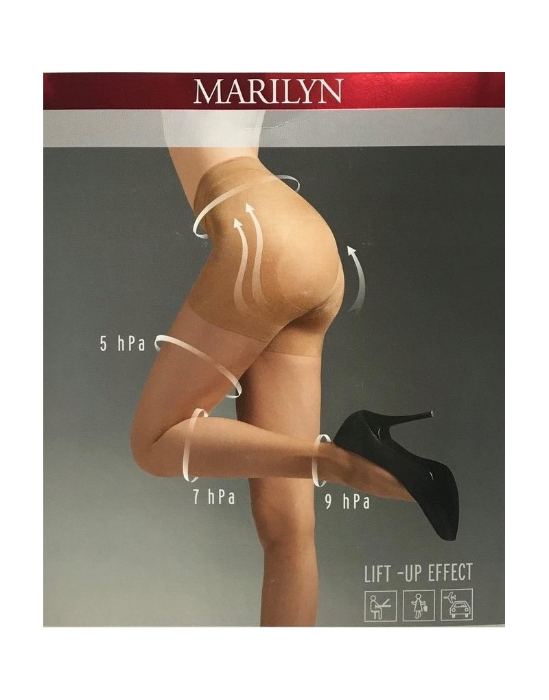 Rajstopy uciskowe modelujące z efektem push up Marilyn 20 den
