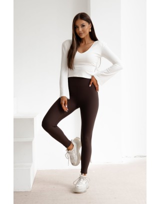 Spodnie Legginsy w prążek...