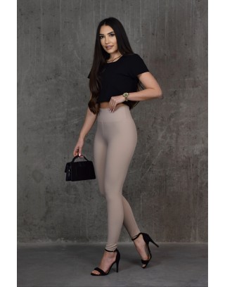 Spodnie Legginsy w prążek...