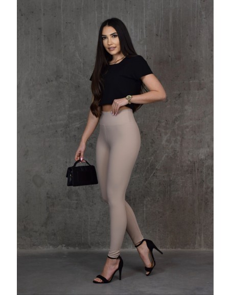 Spodnie Legginsy w prążek...