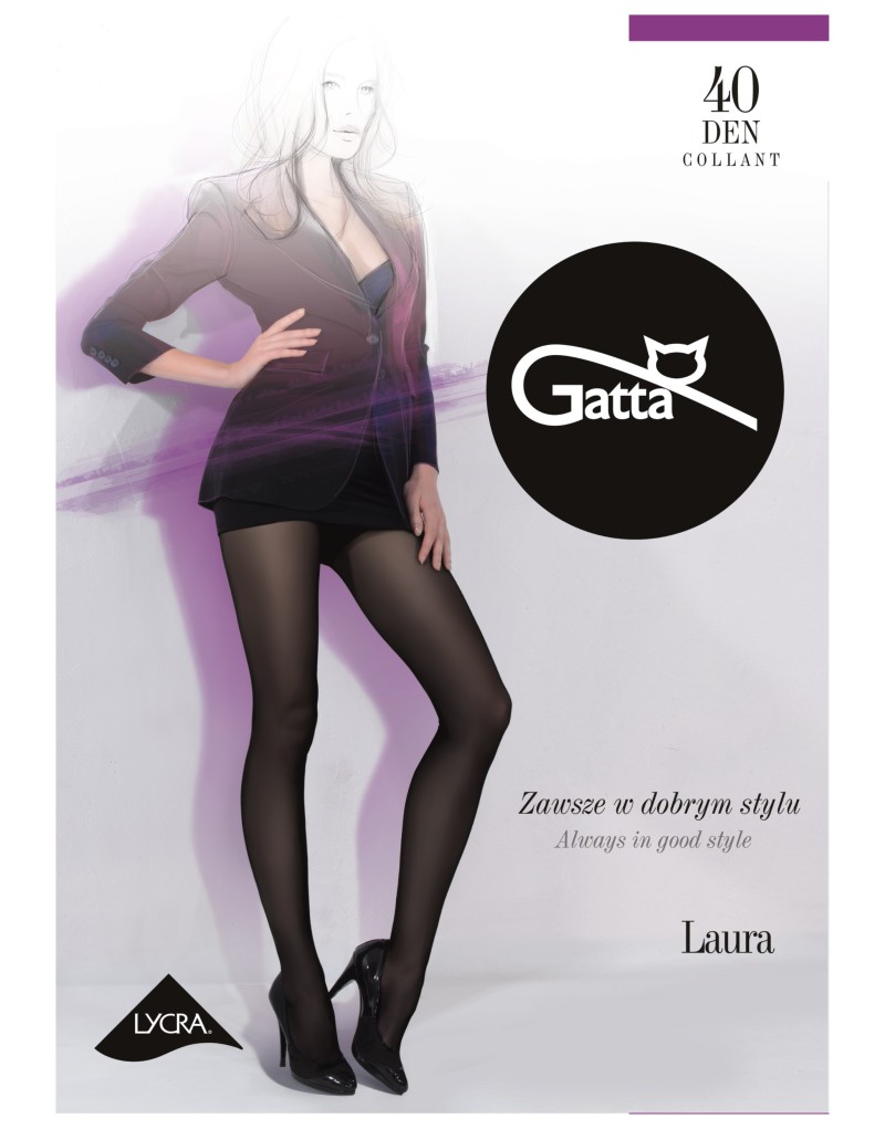 Rajstopy Damskie Gatta Laura 40 Przezroczyste Mocne rajstopy-damskie-gatta-laura-40-przezroczyste-mocne